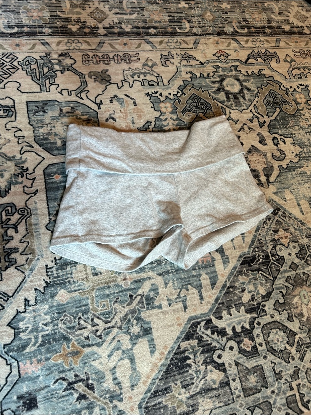 Women's High-Waist Gray Active Shorts